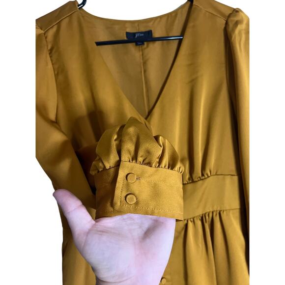J.Crew Button Front A-Line Midi Dress - dazzlecarpet.com